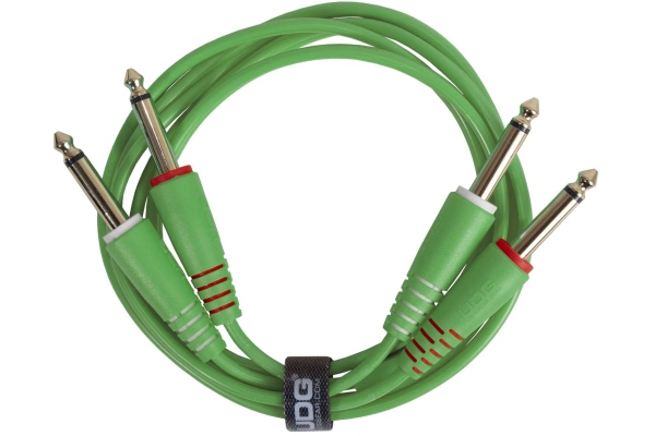 Ultimate Audio Cable Set Dual TS-TS 1.5m - Green Ultimate Audio Cable Set Dual TS-TS 1.5m - Green