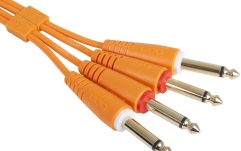 Cablu audio UDG Ultimate Audio Cable Set Dual TS-TS 1.5m - Orange