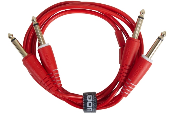 Cablu audio UDG Ultimate Audio Cable Set Dual TS-TS 1.5m - Red