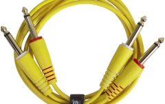 Cablu audio UDG Ultimate Audio Cable Set Dual TS-TS 1.5m - Yellow