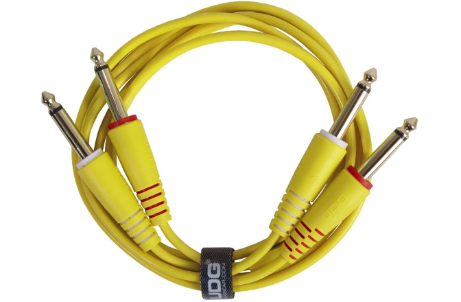 Cablu audio UDG Ultimate Audio Cable Set Dual TS-TS 1.5m - Yellow