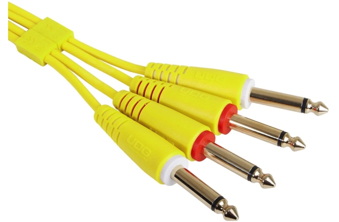 Cablu audio UDG Ultimate Audio Cable Set Dual TS-TS 1.5m - Yellow