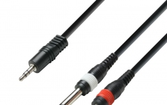 Cablu audio Y Adam Hall 3Star Y TRS3.5-2TS 3m