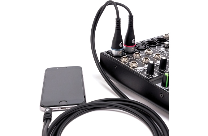 Cablu Audio Y Daddario Custom Series 3.5 Jack/2xXLRm 1.82 m