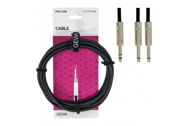 Cablu audio Y Gewa Insert cable Pro Line VE5 1.5m