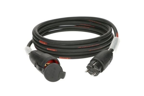 TITANEX H07RN-F power cable 3G 2.5 mm²Schuko M/F - solid rubber - 10 A - 60 m TITANEX H07RN-F power cable 3G 2.5 mm²Schuko M/F - solid rubber - 10 A - 60 m