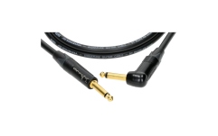 Cablu chitară high-end Klotz Joe Bonamassa high end guitar cable - 4.5 m - black - straight - angled