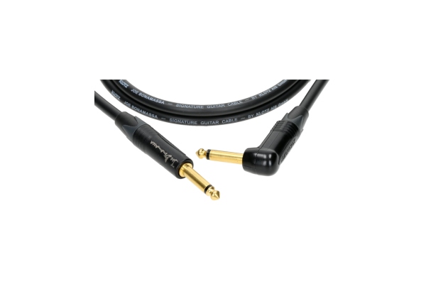 Joe Bonamassa high end guitar cable - 4.5 m - black - straight - angled