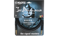 Cablu chitară high-end Klotz Joe Bonamassa high end guitar cable - 4.5 m - black - straight - straight