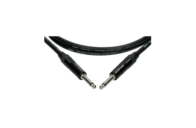 Cablu chitară profesional Klotz LaGrange supreme guitar cable - 9 m - straight - straight - nickel-plated