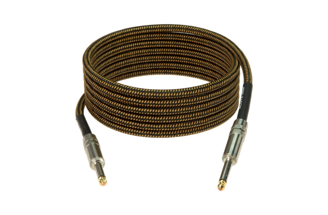 Cablu chitară vintage Klotz '59 pro Vintage guitar cablejack plug: straight - straight - 3 m