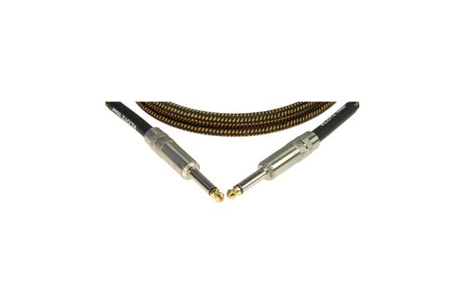 Cablu chitară vintage Klotz '59 pro Vintage guitar cablejack plug: straight - straight - 6 m