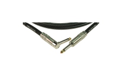 Cablu chitară vintage Klotz '59 pro Vintage guitar cablejack plugs: straight - angled - 3 m