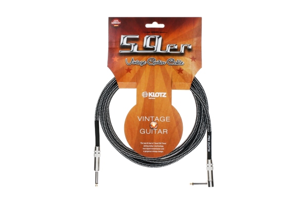 '59 pro Vintage guitar cablejack plugs: straight - angled - 4.5 m