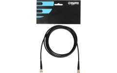 Cablu coaxial TNC Klotz flexible 50 ohms coax cable - RG58C/Uwith TNC plugs by Damar & Hagen - 2 m