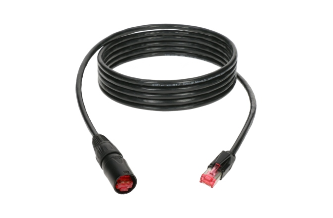 Cablu date flexibil Klotz flexible professional patch cable with PUR jacketCAT5e (SF/UTP) / etherCON - RJ45 - 3 m