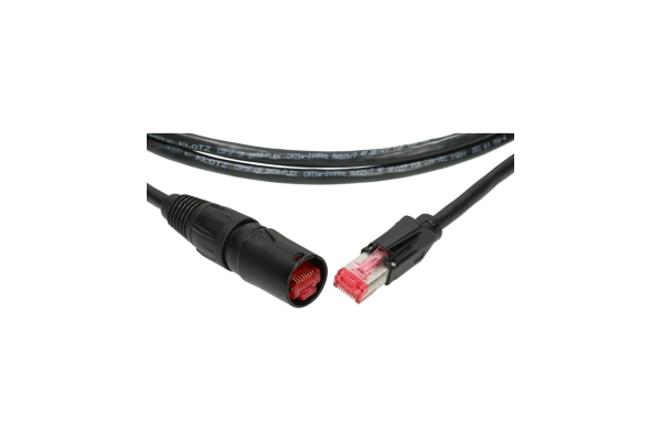 flexible professional patch cable with PUR jacketCAT5e (SF/UTP) / etherCON - RJ45 - 5 m flexible professional patch cable with PUR jacketCAT5e (SF/UTP) / etherCON - RJ45 - 5 m