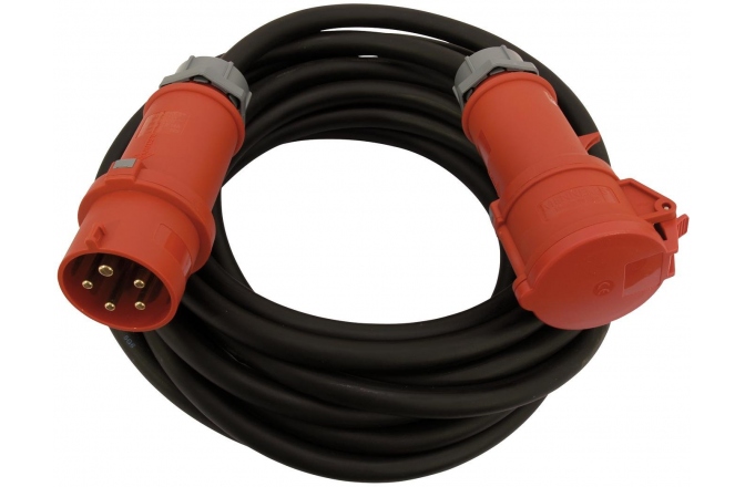 Cablu de alimantare PSSO CEE Extension 32A 5x6 25m red