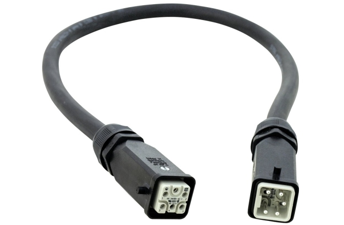 Cablu de alimentare 5 x 2,5 mm² PSSO HQ5 extension 5x2.5 1m H07RN-F bk