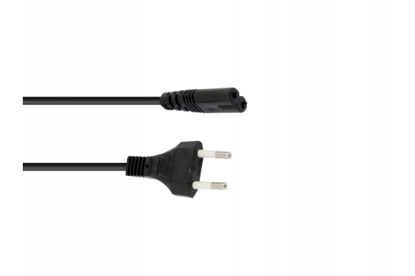 Euro Power Cable 1.5m bk