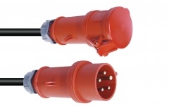 Cablu de alimentare PSSO CEE Extension 32A 5x6 10m red
