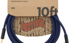 Cablu de instrument/chitară Fender Festival Instrument Cable 3m - Blue Dream