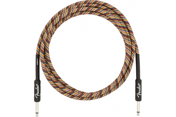 Festival Instrument Cable Straight 3m - Rainbow