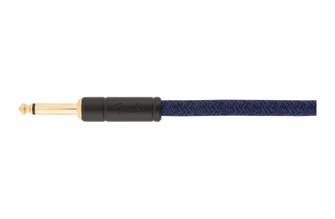 Cablu de instrument/chitară Fender Festival Instrument Cable Straight/Angle 5.6m Pure Hemp Blue Dream