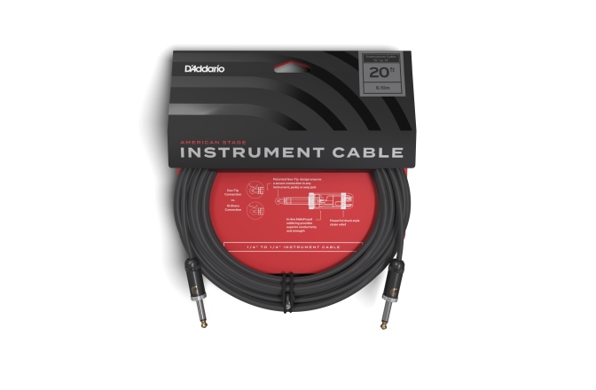 Cablu de instrument Daddario American Stage Instrument Cable 6,096 m