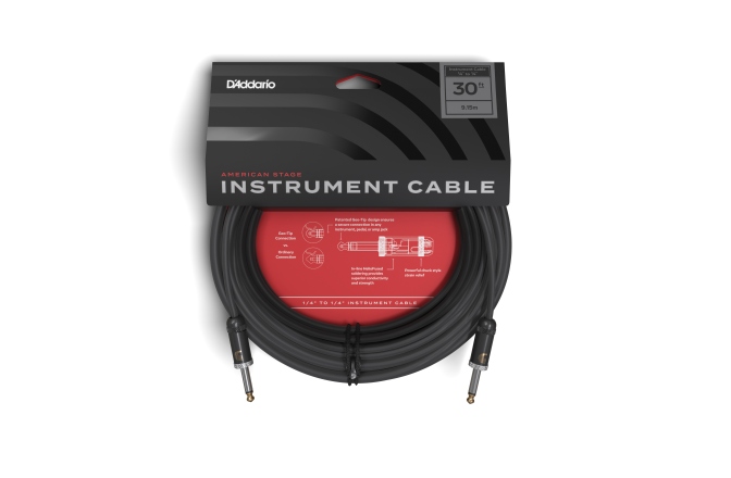 Cablu de instrument Daddario American Stage Instrument Cable 9,144 m