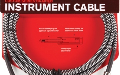 Cablu de instrument Daddario Custom Series Braided Instrument Cable Grey 3,048 m