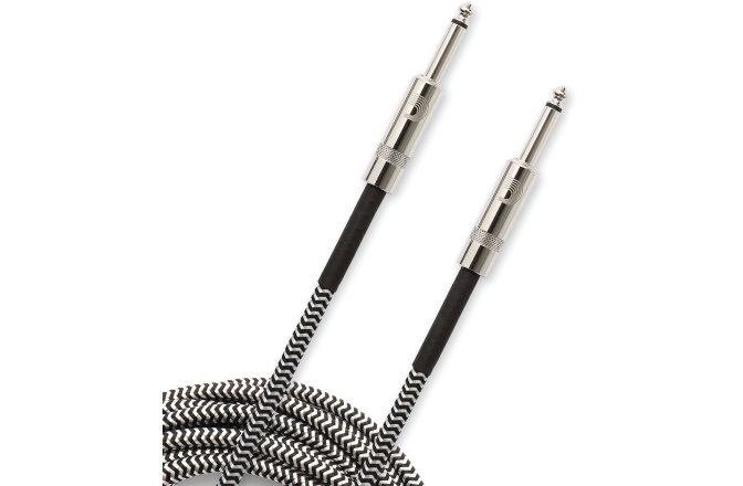 Cablu de instrument Daddario Custom Series Braided Instrument Cable Grey 6,10 m