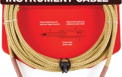 Cablu de instrument Daddario Custom Series Braided Instrument Cable Tweed 6,09 m