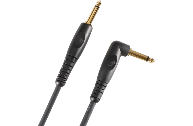 Cablu de instrument Daddario Custom Series Instrument Cable Right Angle 3,048 m