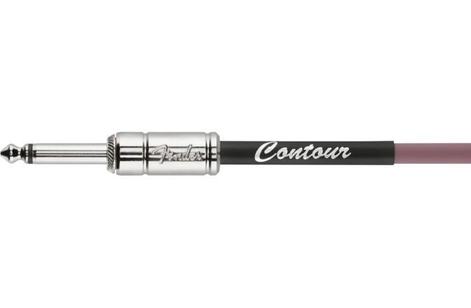 Cablu de instrument Fender Contour Burgundy Mist 4.5m (15')