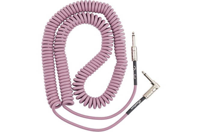 Cablu de instrument Fender Contour Coiled Burgundy Mist 9m (30')