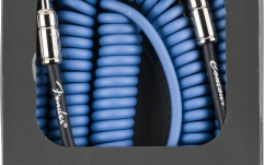Cablu de instrument Fender Contour Coiled Lake Placid Blue 9m (30')