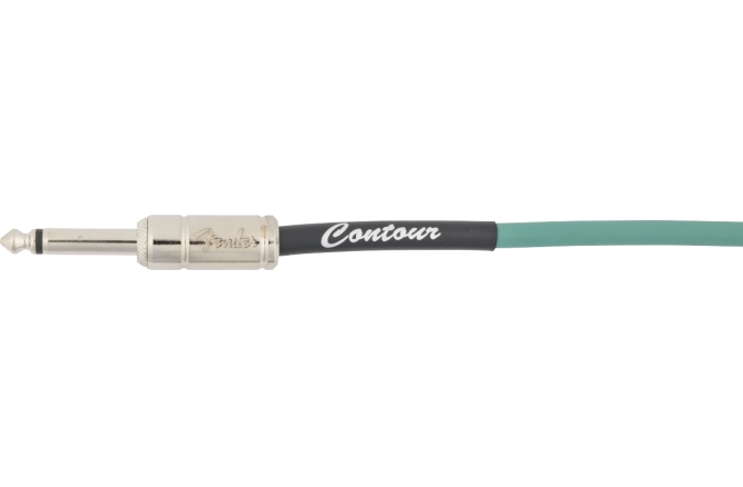 Cablu de instrument Fender Contour Coiled Sherwood Green 9m (30')	