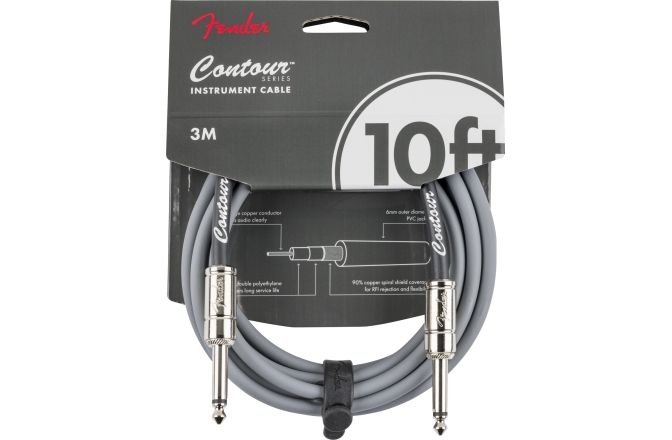 Cablu de instrument Fender Contour Inca Silver 3m (10')