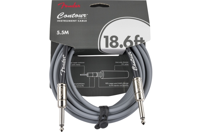 Cablu de instrument Fender Contour Inca Silver 5.5m (18.6')