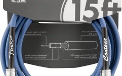 Cablu de instrument Fender Contour Lake Placid Blue 4.5m (15')