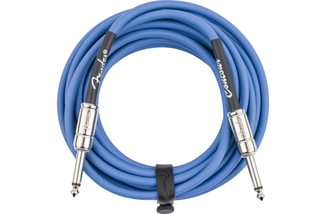 Cablu de instrument Fender Contour Lake Placid Blue 5.5m (18.6')