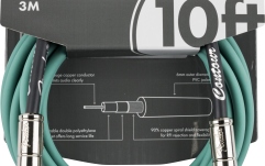 Cablu de instrument Fender Contour Sherwood Green 3m (10') 