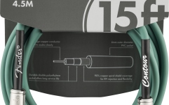 Cablu de instrument Fender Contour Sherwood Green 4.5m (15')