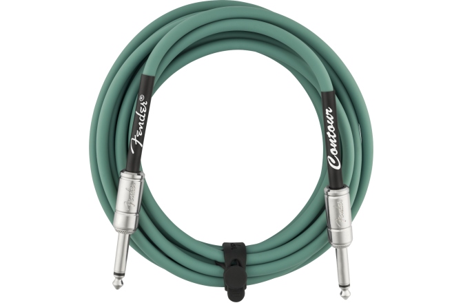Cablu de instrument Fender Contour Sherwood Green 4.5m (15')