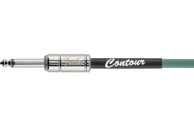 Cablu de instrument Fender Contour Sherwood Green 4.5m (15')