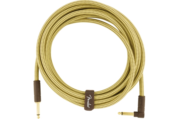 Deluxe Series Instrument Cable Straight/Angle 15' Tweed
