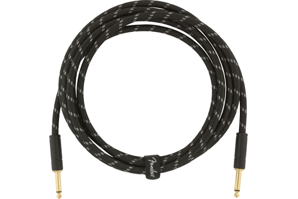 Deluxe Series Instrument Cable Straight/Straight 10' Black Tweed
