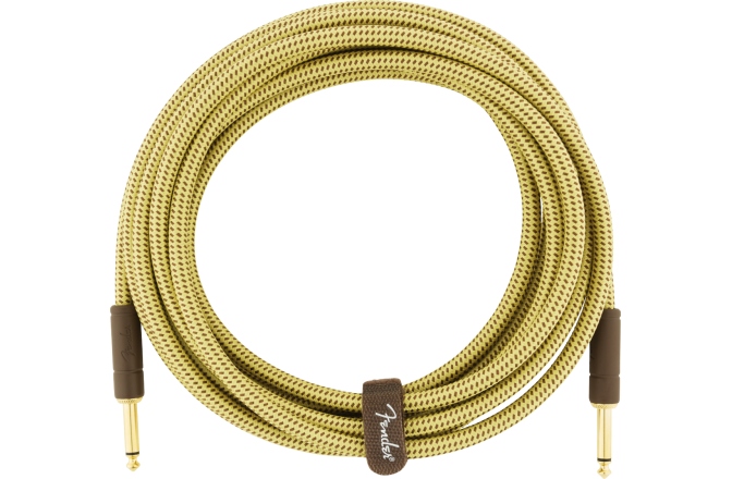 Cablu de Instrument Fender Deluxe Series Instrument Cable Straight/Straight 15' Tweed