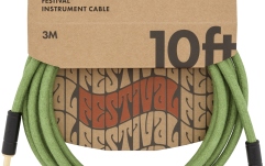 Cablu de Instrument Fender Festival Instrument Cable 3m - Green